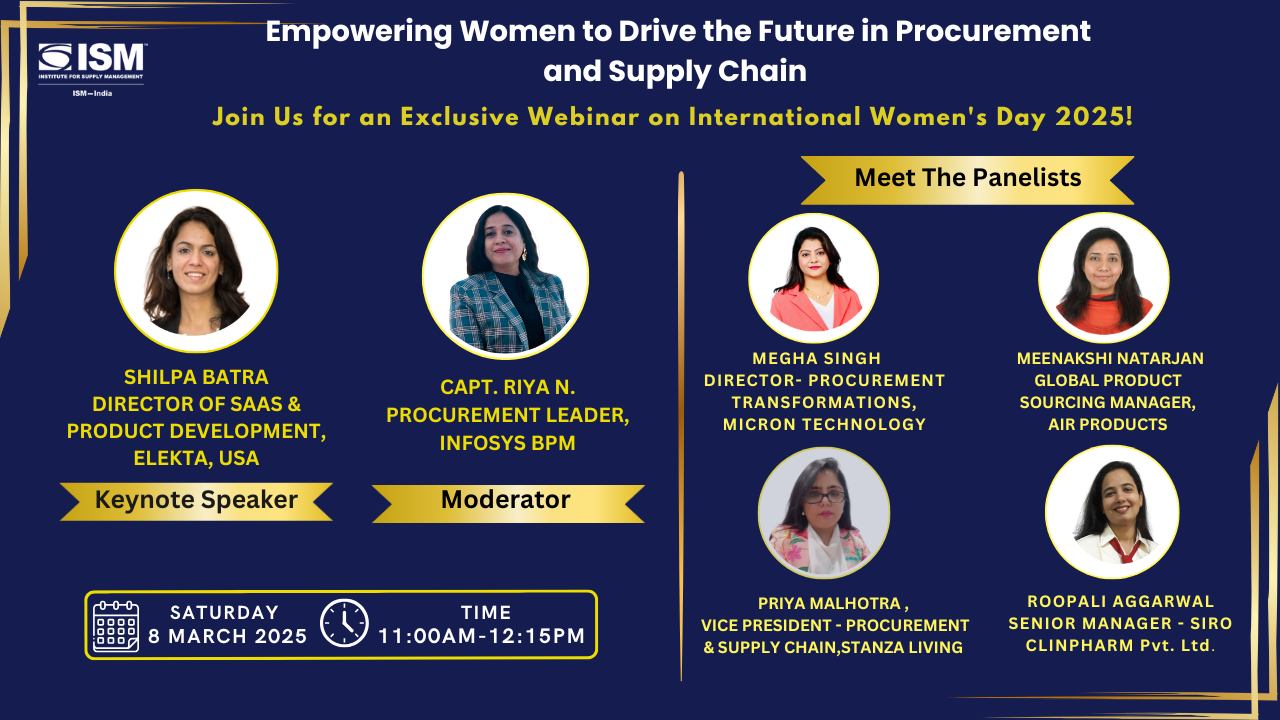 Celebrating Women in Procurement & Supply Chain